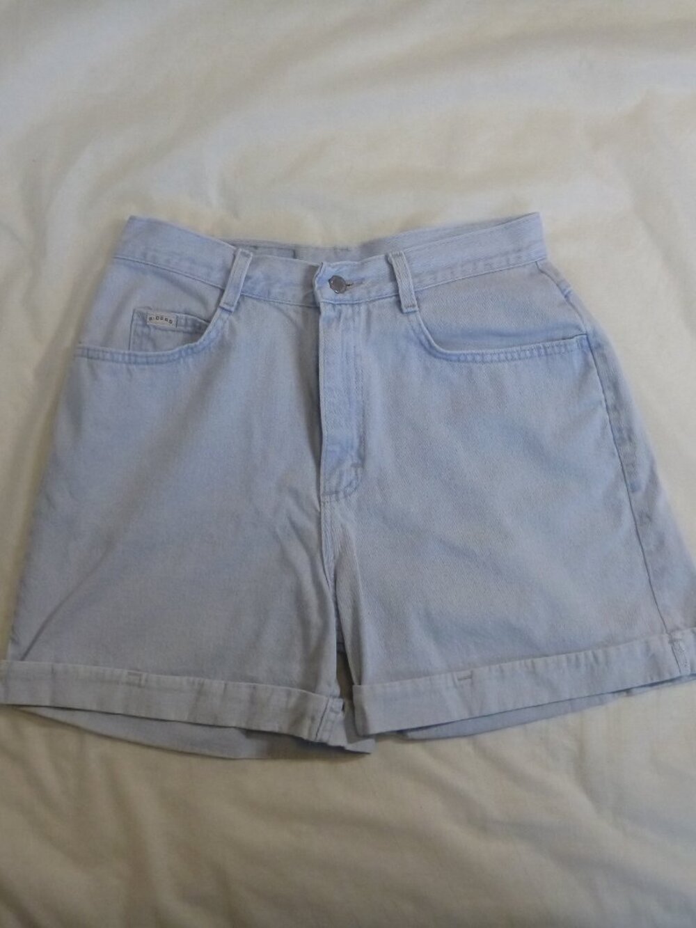 Vintage Riders by Lee Light Wash High-waisted Denim Jean Shorts